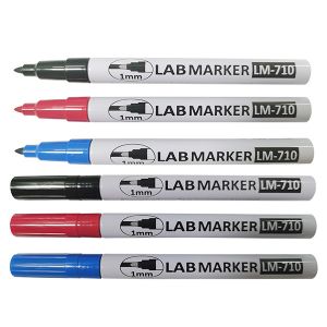 Labmarker.LM-710e1	油漆性记号笔  黑色 1mm	 