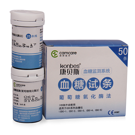 Solelybio	SBM0435  	康贝斯血糖试纸 晓康血糖仪试纸 血糖试纸	